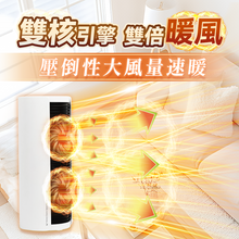 Load image into Gallery viewer, 日本Yohome|立臥式廣角4D搖頭萬用全身速熱暖風機(新風版)|港澳總代
