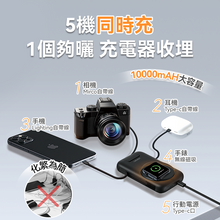 Load image into Gallery viewer, 美國USATISFY|SuperCharge快充無線有線多設備耳機手錶手機大容量桌面移動多用電源PRO|港澳總代
