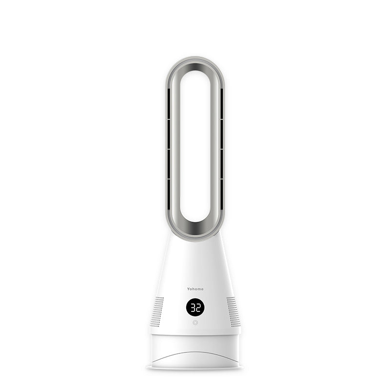 日本Yohome|四季負離子空氣淨化即熱靜音冷暖無葉風扇 PRO|港澳總代