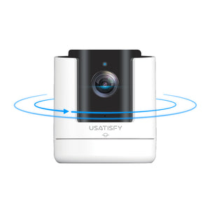 美國USATISFY|無線免安裝360°智能旋轉雙向語音雲儲存高清攝錄機Pro 2.0（移動充電版）|港澳總代
