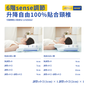 日本DEAR.MIN|零壓可調節體貼深睡枕 (睡眠敏感專用)|港澳總代